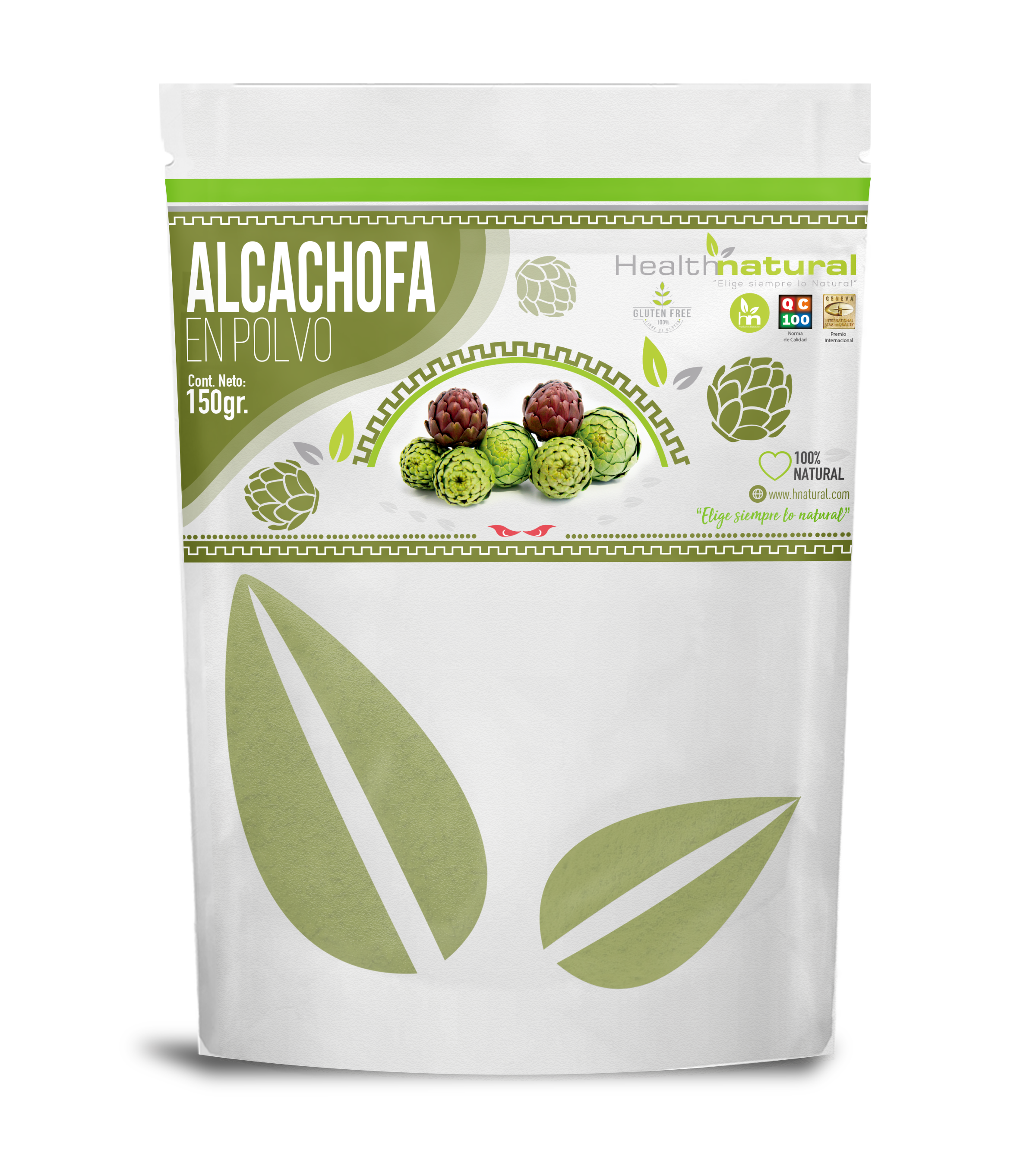 ALCACHOFA EN POLVO 150G PERU 2024